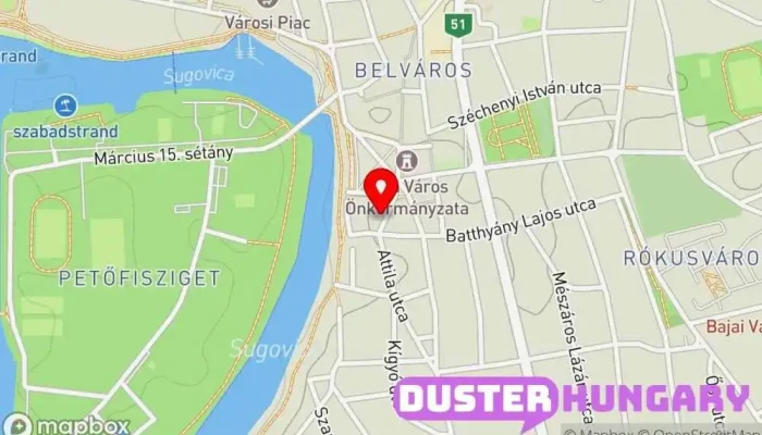 térkép Zár-és Csavarszaküzlet Kulcsmásolás Gravírozás Kulcsmásolás, Barkácsbolt ban Baja