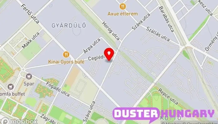 térkép Zár-Vasalás '97 Zrt. Nagykereskedő ban Budapest
