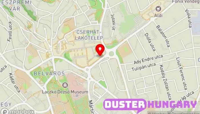 térkép Zárdoktor Lakatos ban Veszprém