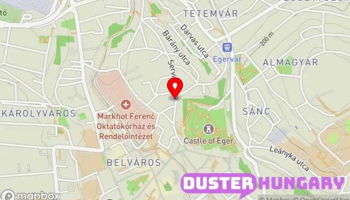 térkép Zárjavítás Lakatos ban Eger