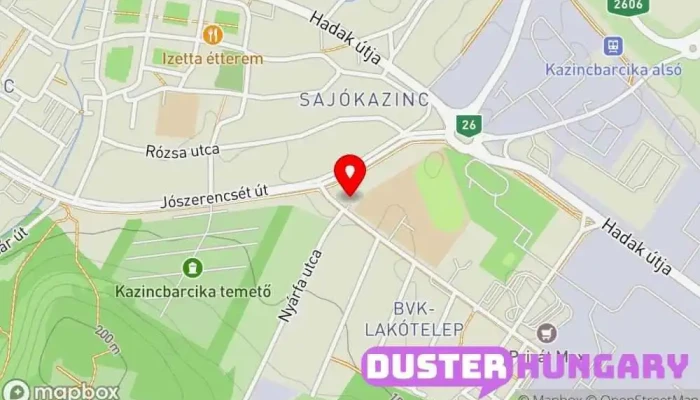 térkép Z+S Automobile Kft. Autójavító ban Kazincbarcika