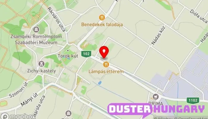 térkép Zsámbék  ban Zsámbék